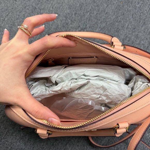 Coach Blush Leather Satchel Crossbody Bag - Picture 4 of 4